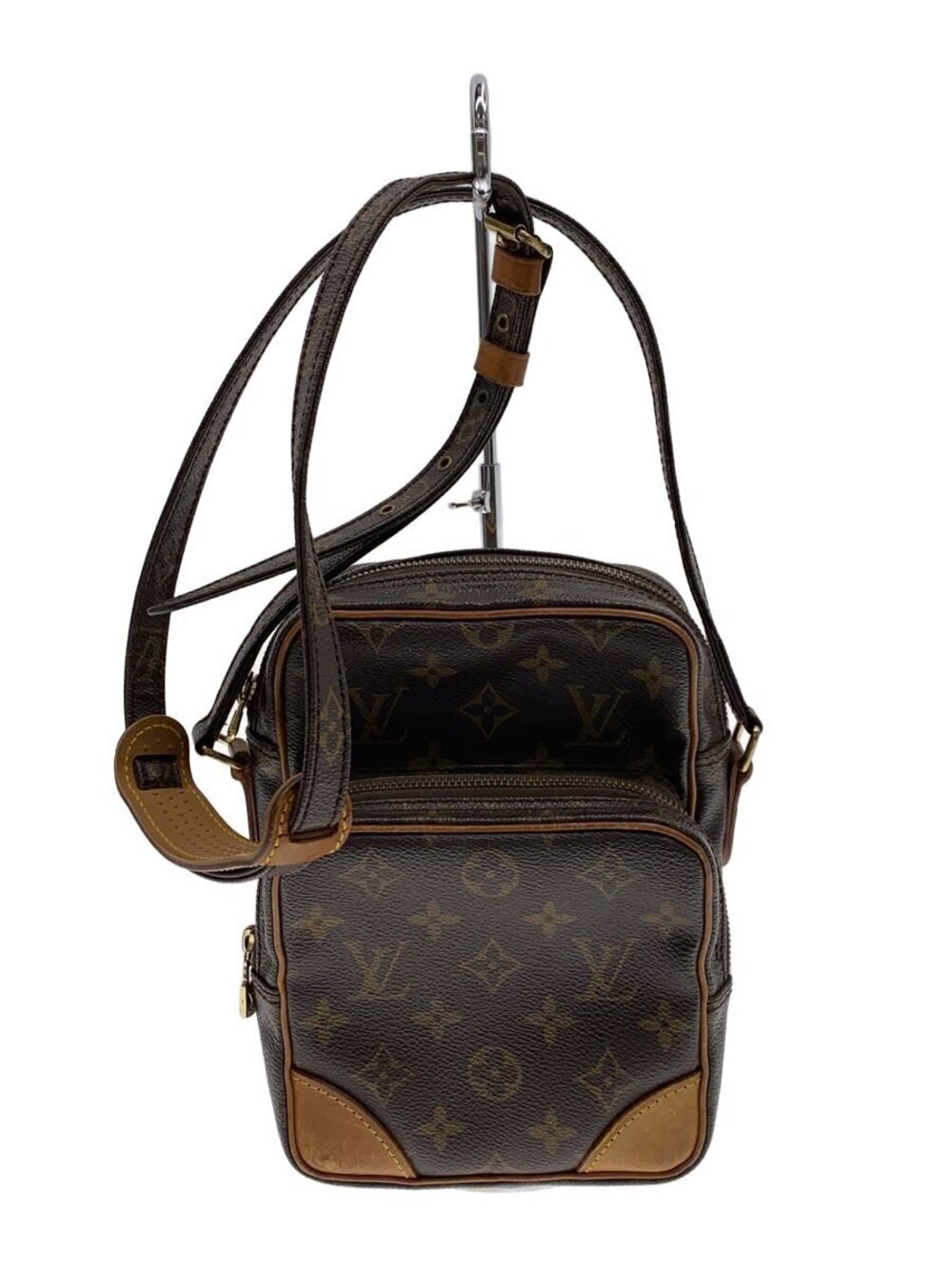 LOUIS VUITTON Bowling Vanity Deauville Monogram Canvas Brown